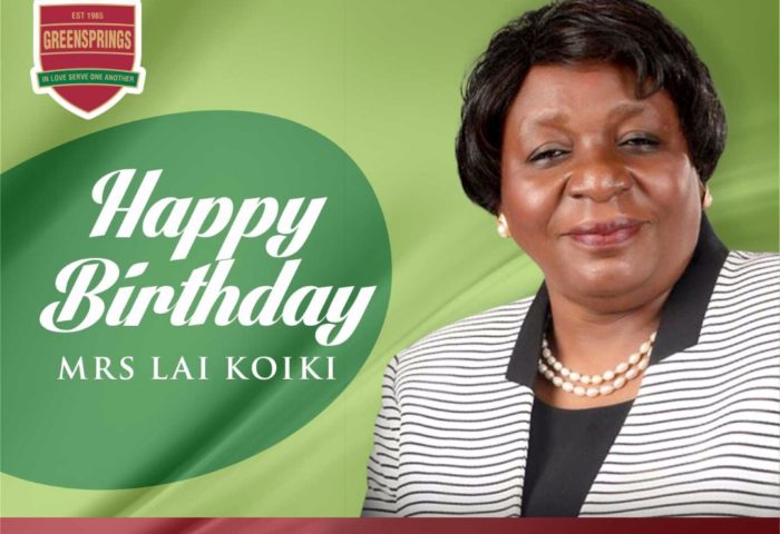 Greensprings celebrate Mrs Lai Koiki's birthday