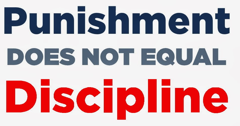 Punishment versus discipline