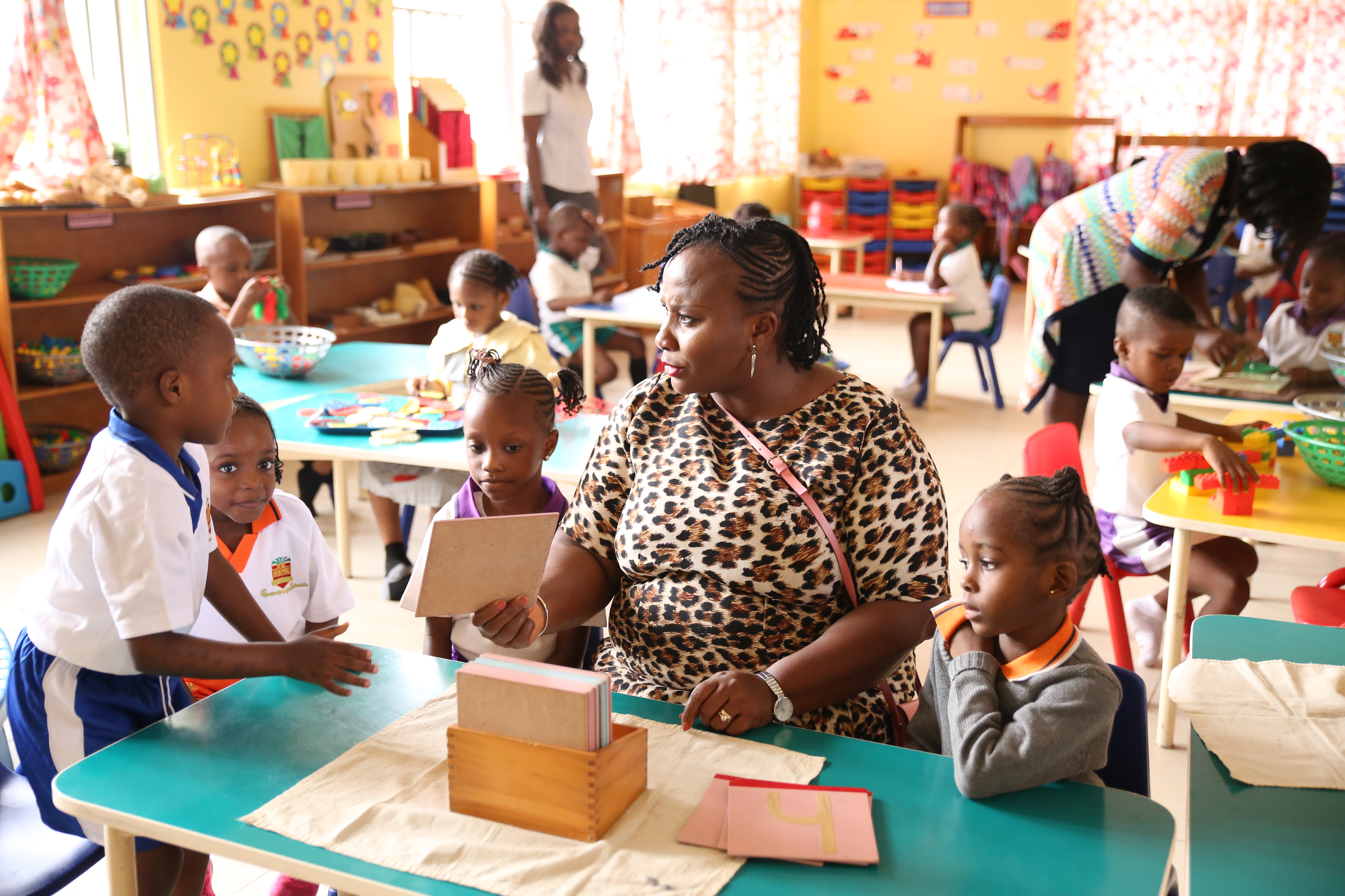 Elementary students at Greensprings, Lekki Campus.