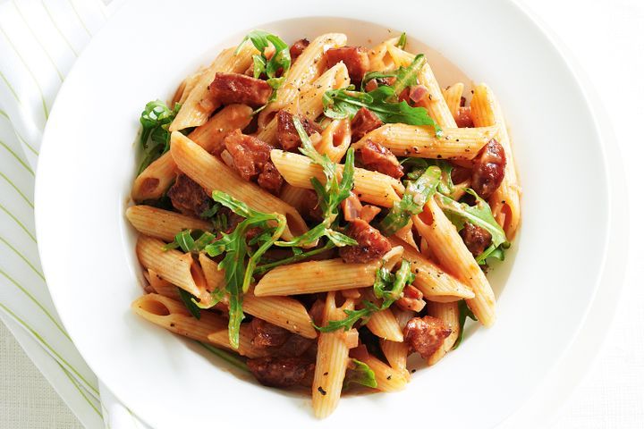 Kids love pasta.
