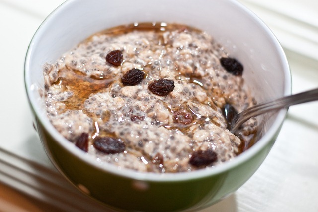 Oatmeal and raisins 