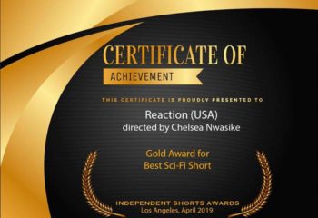 Chelsea Win Gold Award for Best Sci-Fi Short Movie 6