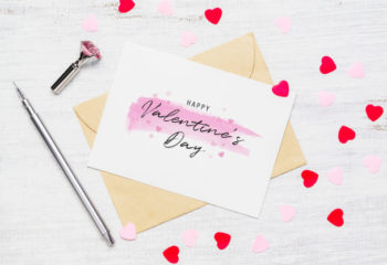 valentine greetings card