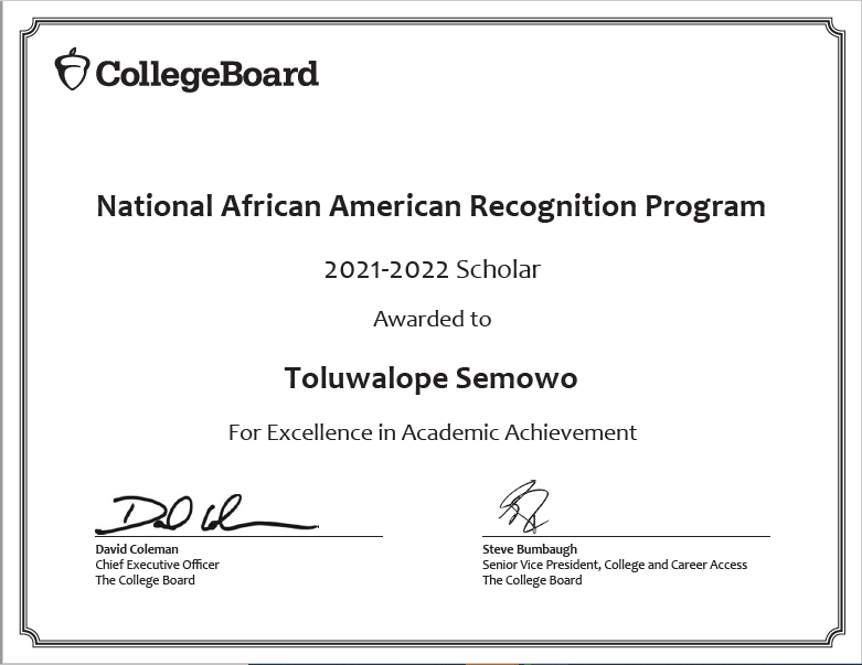 Toluwalope College Board