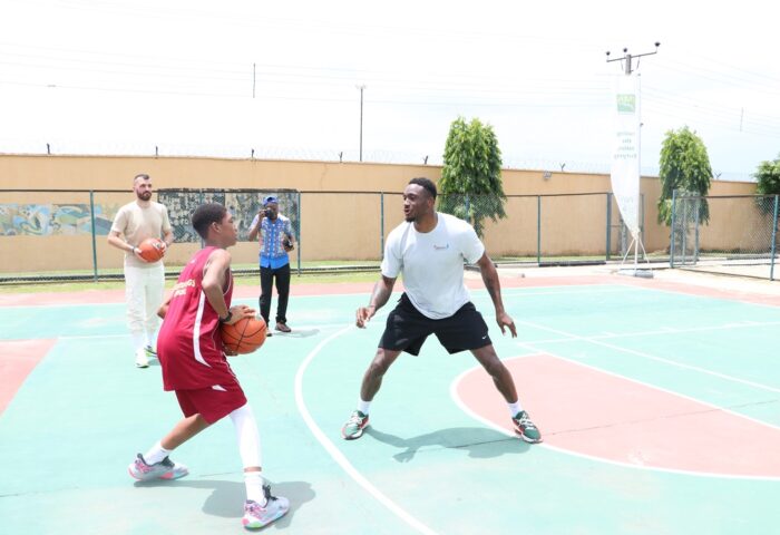 Basketball Clinic with NBA star, Thanasis at Greensprings school