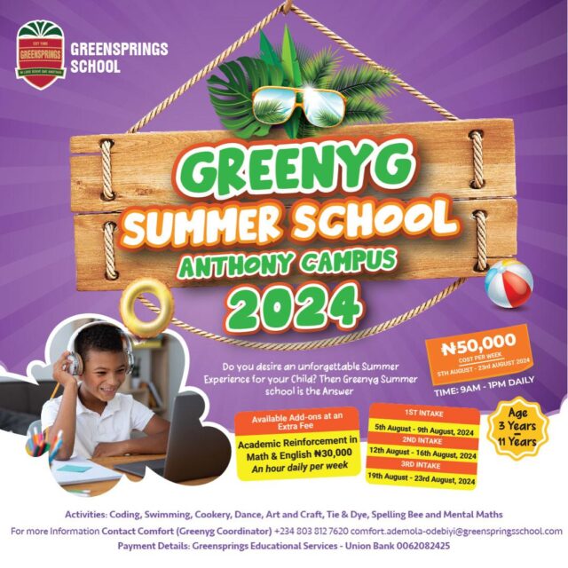 GreenyG Summer School Anthony Campus Commences August 5 Greensprings greenyg-summer-school-anthony-campus-commences-august-5-greensprings